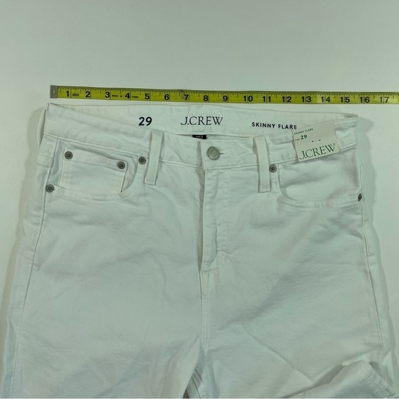 New J Crew Skinny Jeans In White Wash - Picture 11 of 13